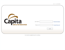 Tablet Screenshot of clientlogin.capitaer.com